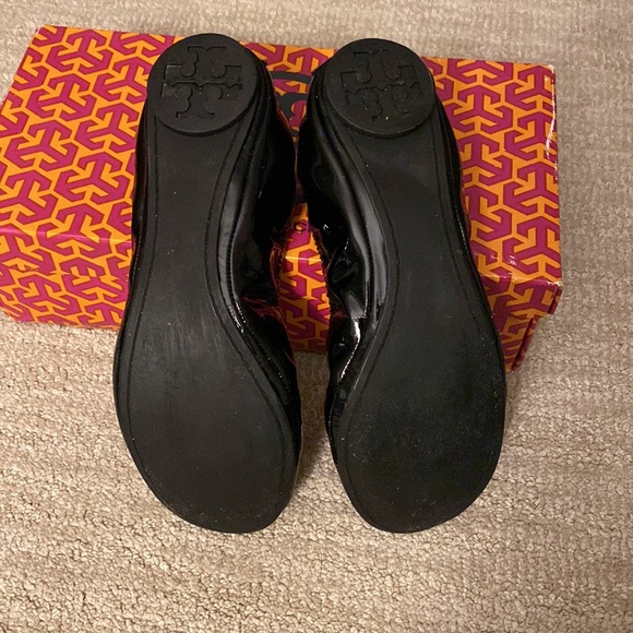 Tory Burch Eddie W/logo with Bow Ballet Flat - Picture 3 of 8